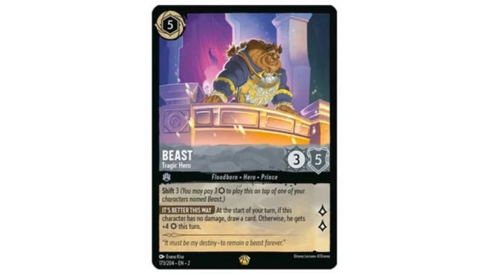 The Beast in Disney Lorcana